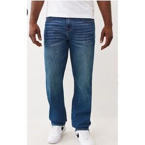 True Religion Bobby Relaxed Baggy Bootcut Jeans Men's W40 I32 Barn Wash NEW!